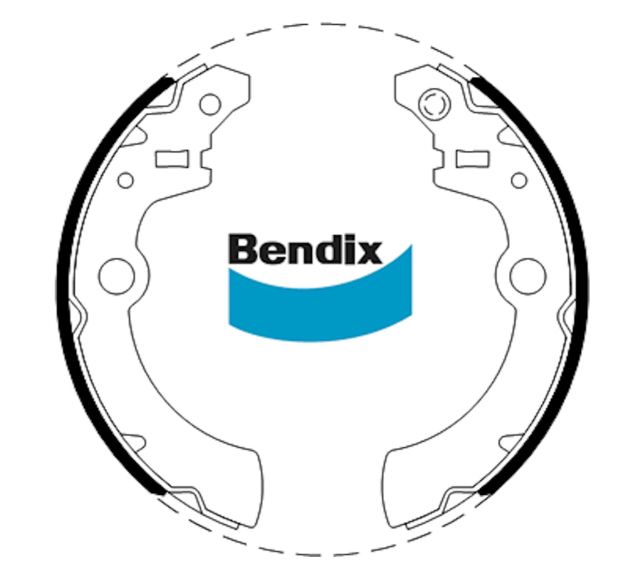 Rear Bendix Brake Shoes for Holden Cruze YG 2002~2006