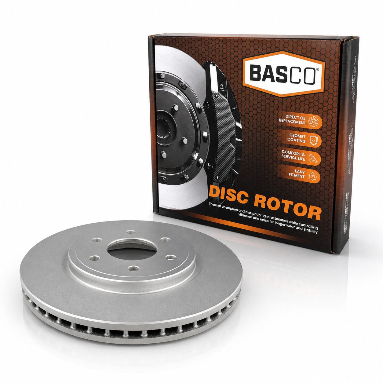 Front Brake Rotor for Nissan Navara D40, Pathfinder R51 2005~2015 - 296mm OD