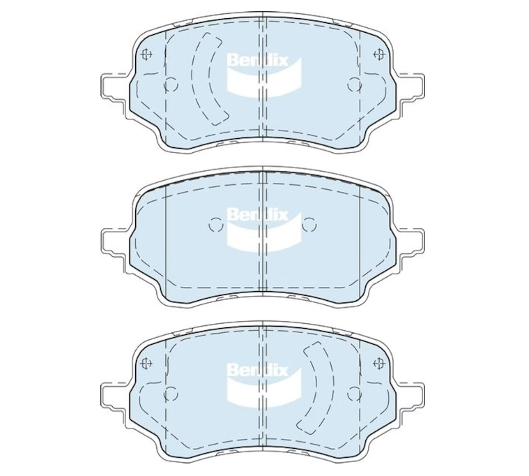 Bendix GCT Front Brake Pads for Ford Puma 2XXER JK 2020~2027 DB2725-GCT