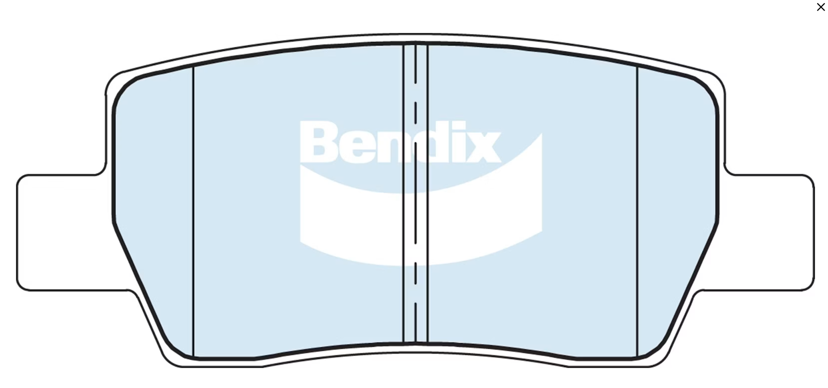 Bendix GCT Rear Brake Pads for Hyundai Kona SX2 2023~2027 DB2762-GCT