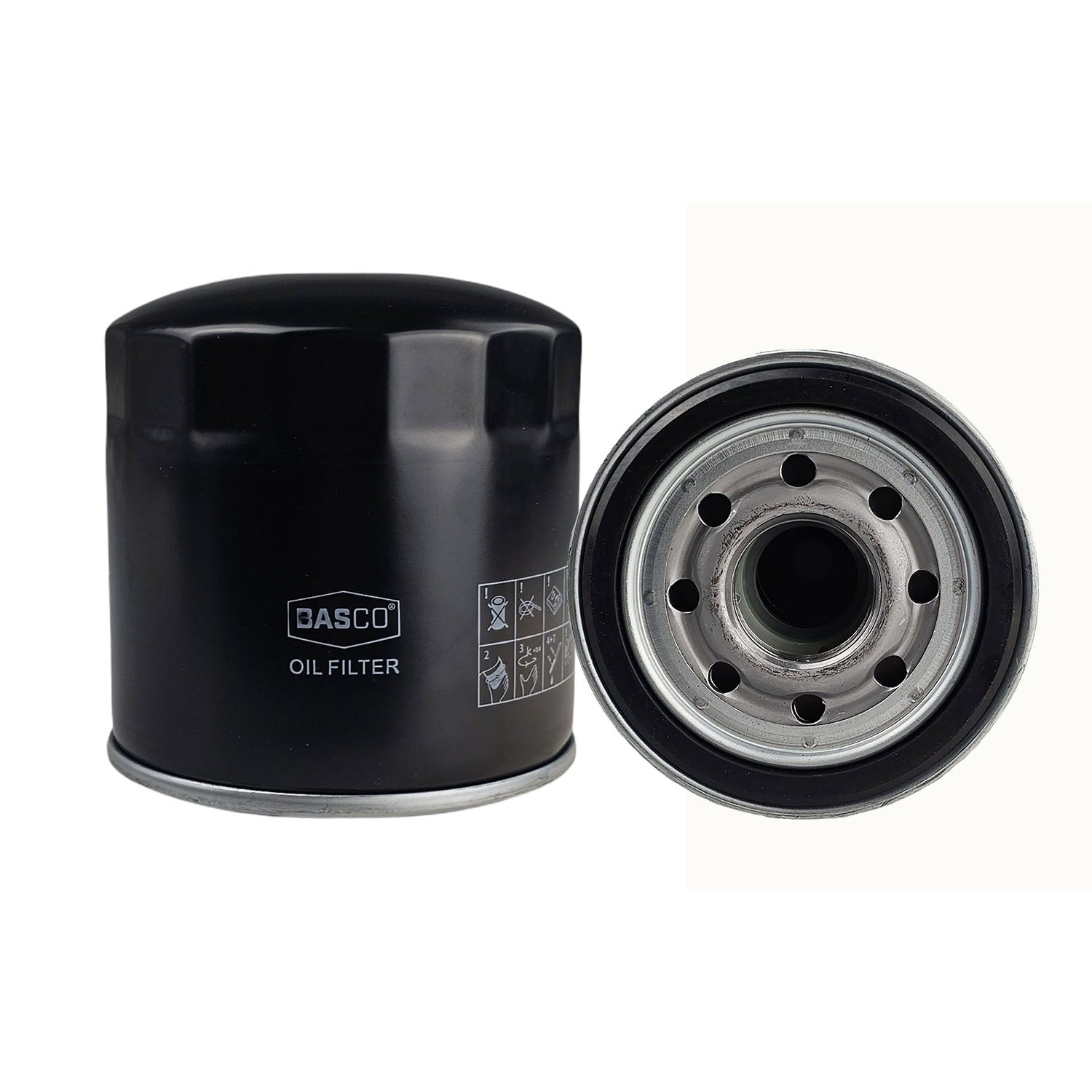 Basco Oil Filter, Interchangeable with C-1562, WZ476NM, 8-970967770 for Isuzu