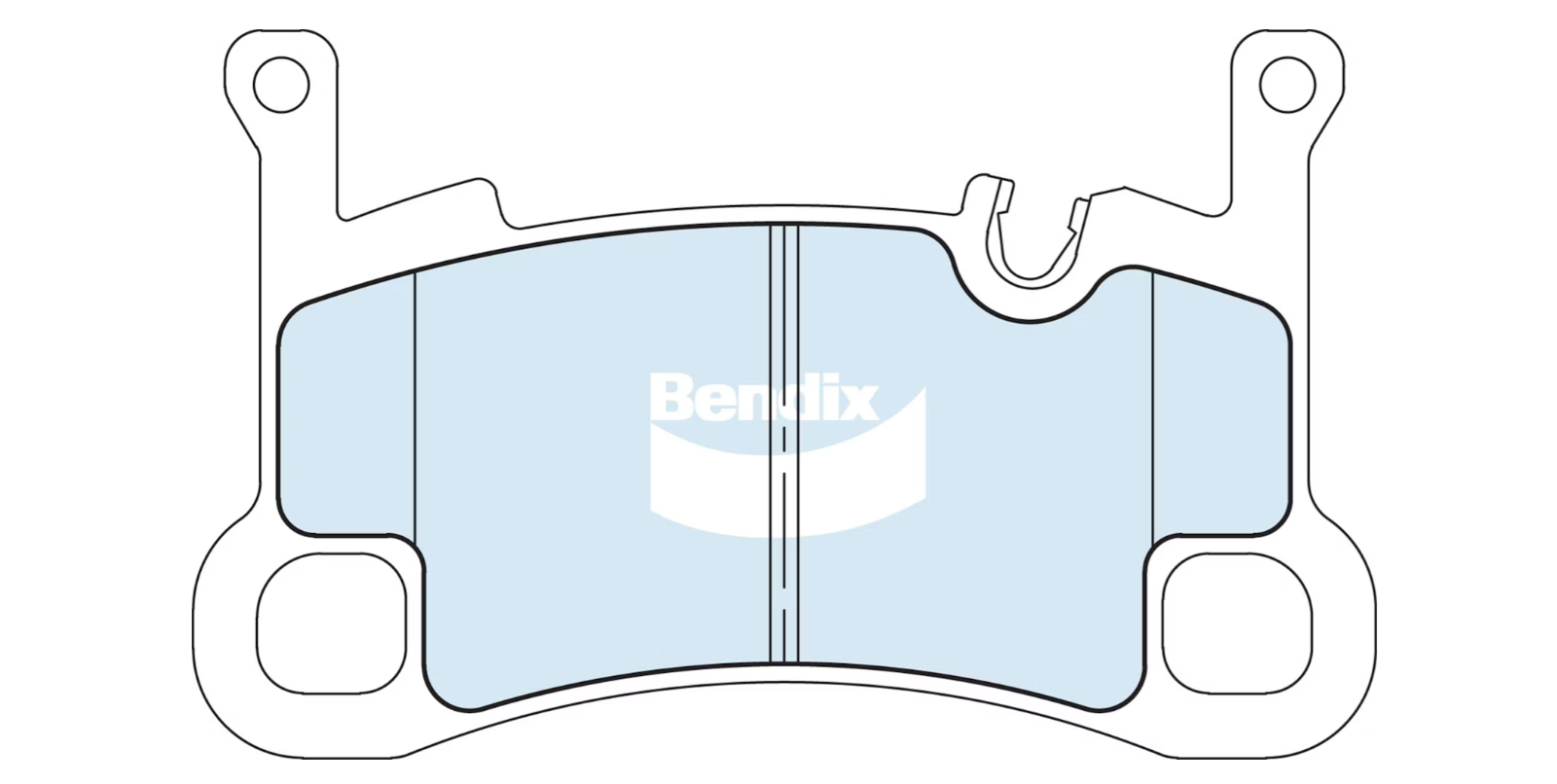 Bendix Euro+ Rear Brake Pads for Porsche Cayenne 9YA 9YB Cayenne E-Hybrid 9YA Cayenne GTS 9YA 2018~2027 DB2757-EURO+