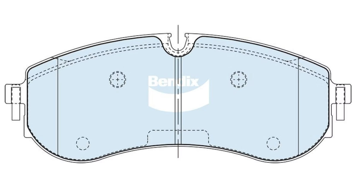 Bendix HD Rear Brake Pads for Volkswagen Crafter SX SY SZ SYI 2016~2027 DB2684-HD