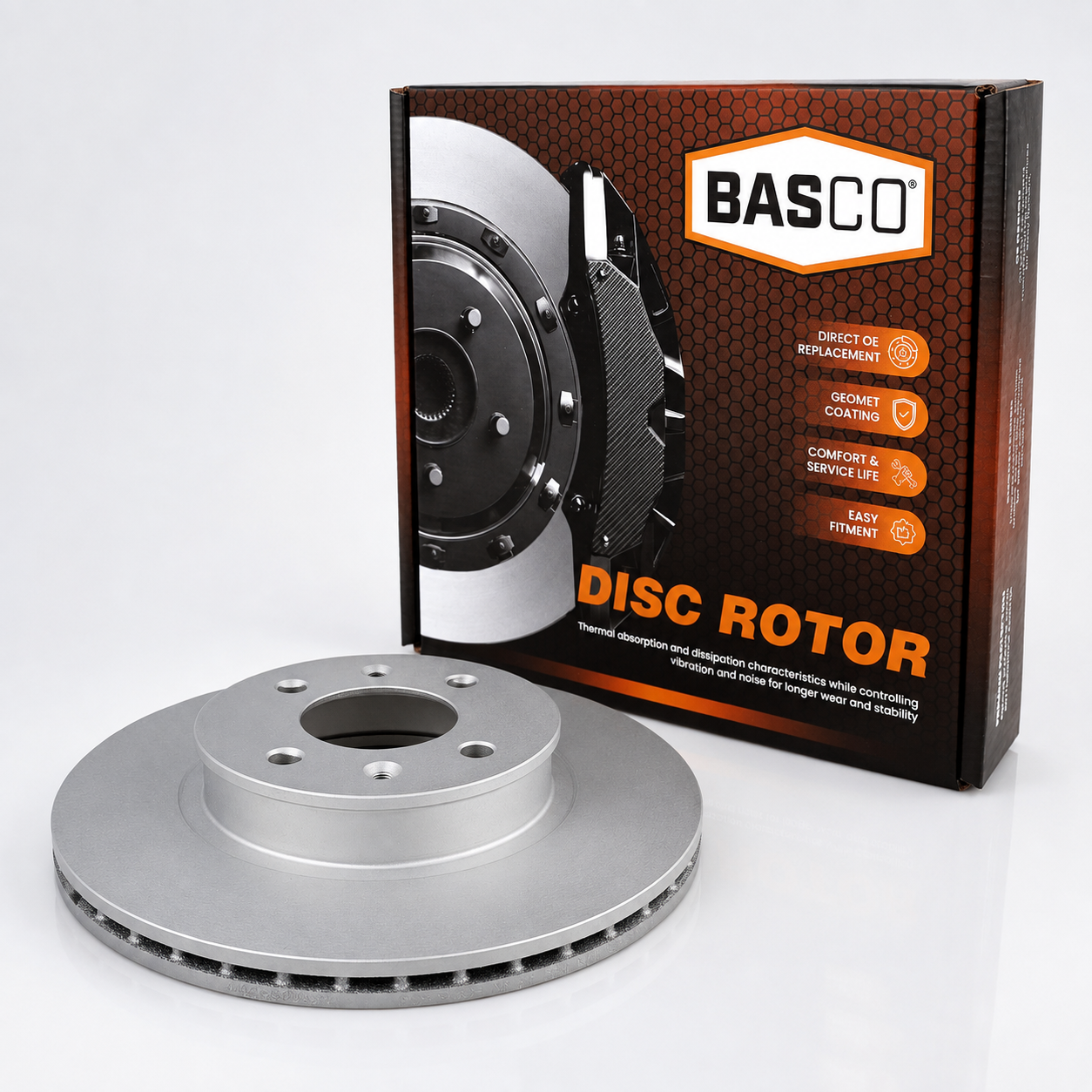 Front Brake Rotor for Hyundai Getz TB 2002-2011 - ABS - 256mm OD