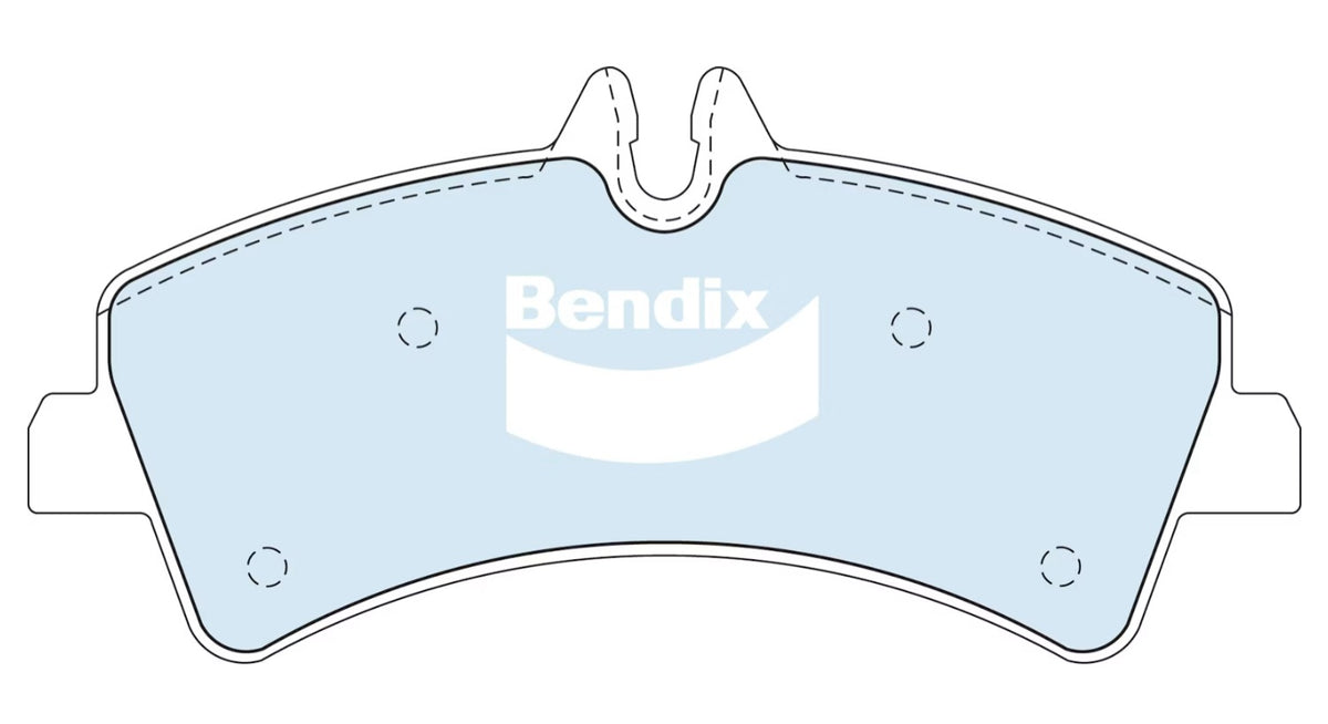 Bendix HD Rear Brake Pads for Mercedes Benz SPRINTER 310CDI Sprinter 3.5t B906 313 CDI Sprinter 3t 213 CDI 216 CDI Sprinter 4.6t B906 Sprinter 5t Volkswagen Crafter 30 2E 2F 2006~2026 DB1975-HD