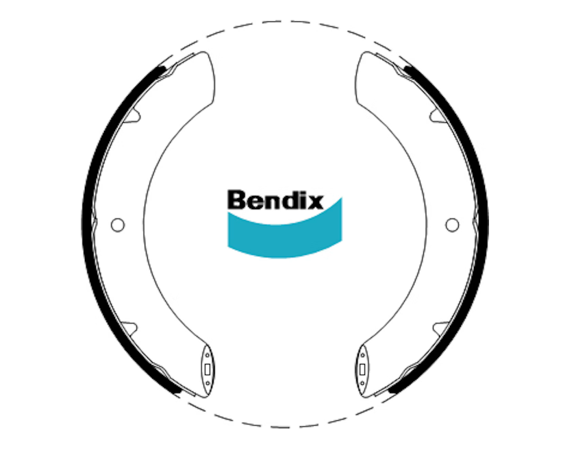Rear Bendix Brake Shoes for Toyota LandCruiser FJ40R FJ55R Stout K101R 1965~1979