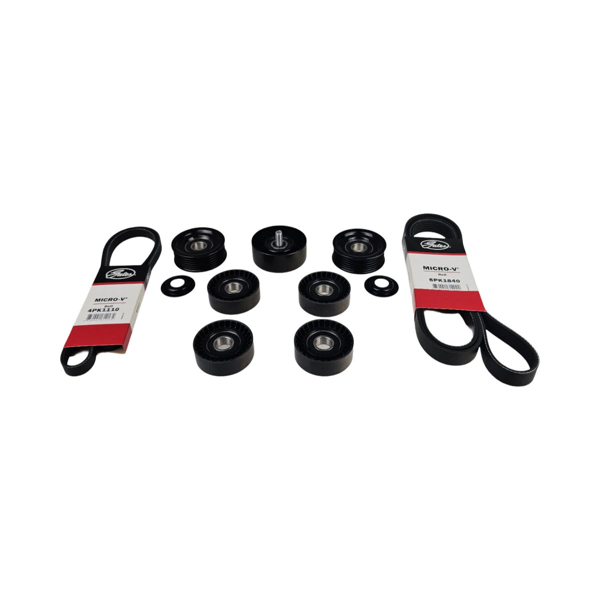 Engine Drive Belt Set w/ Engine Pulley(s) for Holden Calais/Commodore VF 6.0 6.2