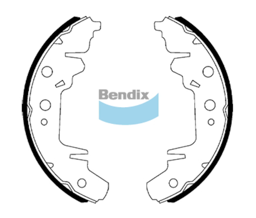 Rear Bendix Brake Shoes for Kia Carnival KV11 FL 1999~2007
