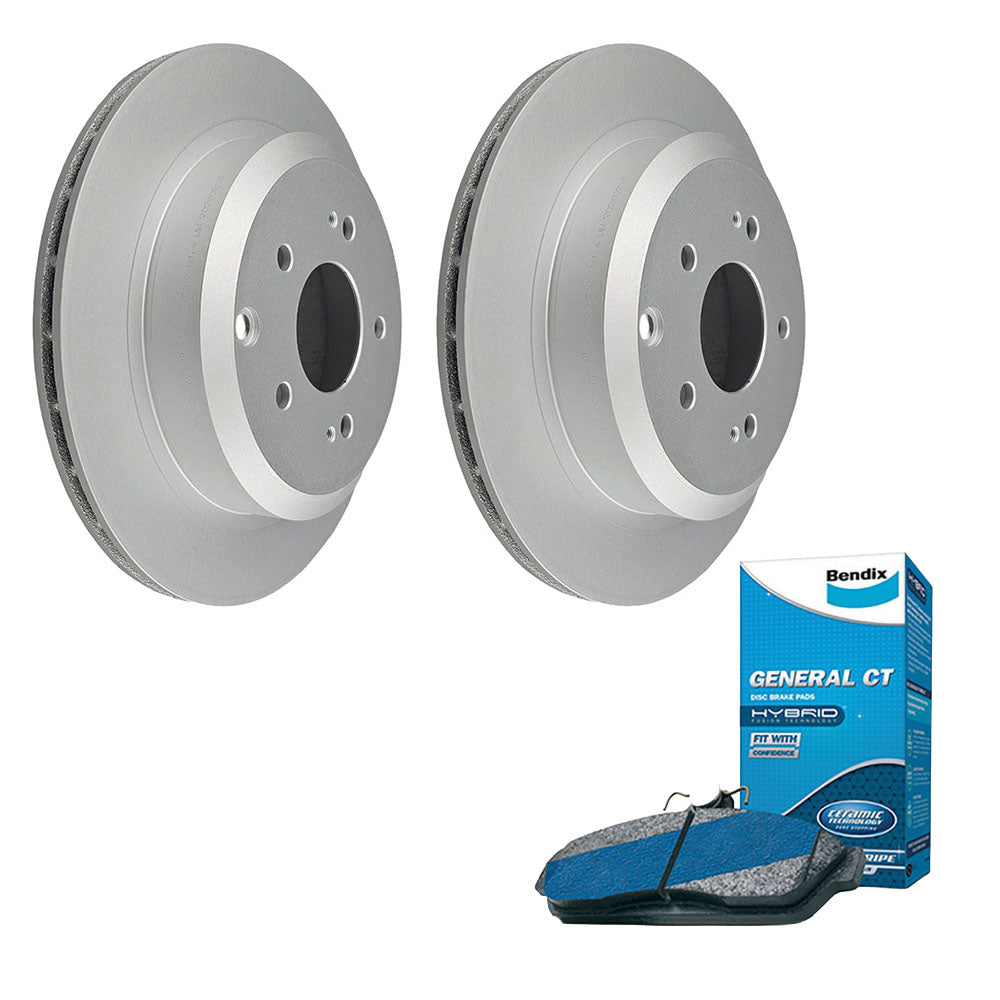 Bendix Front Brake Pads + Rotors for Holden Barina TM, Cruze JG JH DB1989, 276mm