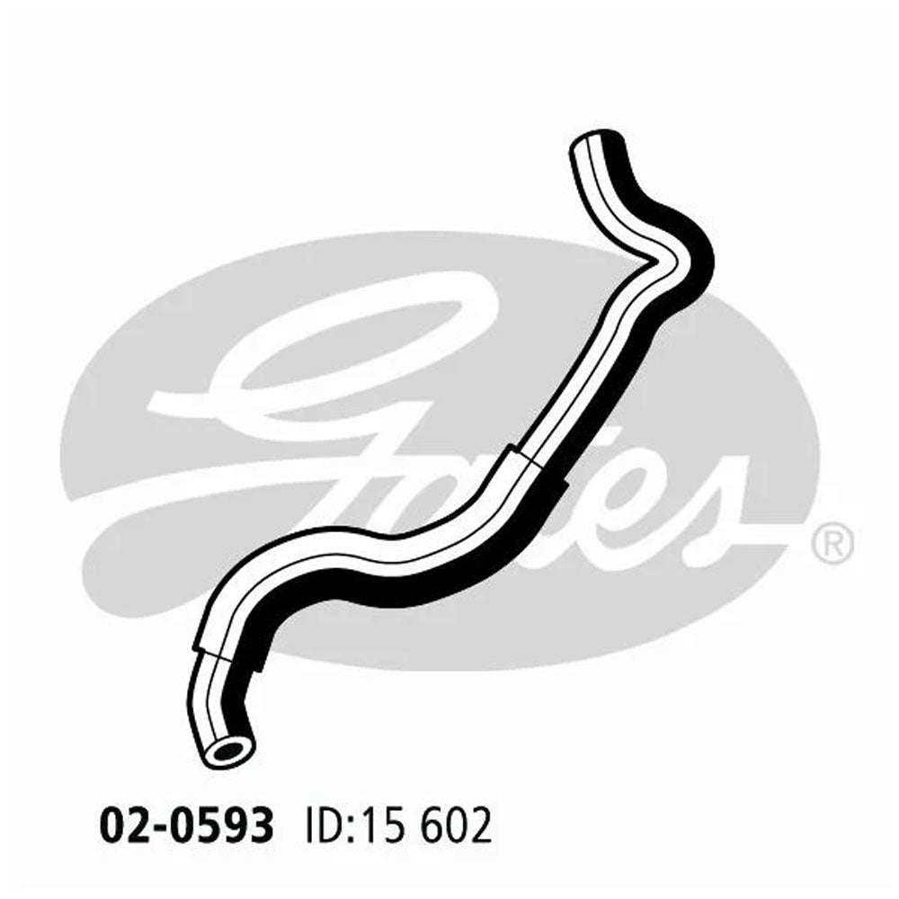 Gates Heater Hose for Subaru Forester SF5 1997-2002, Impreza GC GF 1992-2000