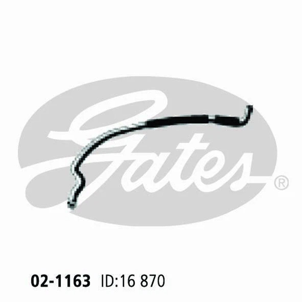 Gates Outlet to Pipe Heater Hose for Nissan Patrol Y61 4.2L TD42 TD42T TD42Ti