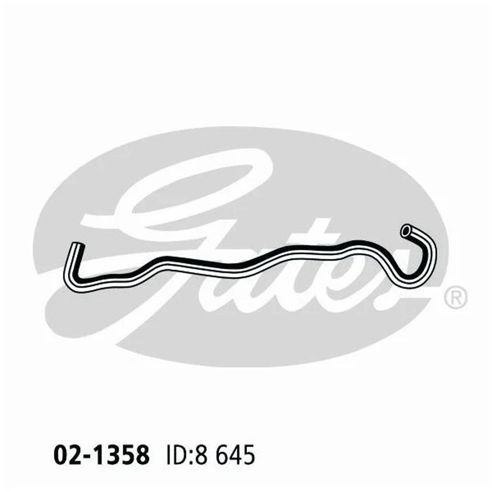 Gates Engine Bypass Hose 8mm I.D. x 645mm for Nissan Navara D40 YD25DDTI 05~15