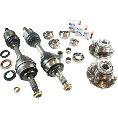 Front CV Drive Shaft Wheel Bearing Hubs Diff Rebuild Kit for Toyota Hilux GGN25R