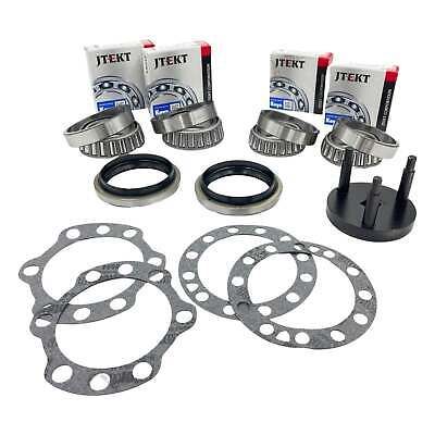 2 Koyo Rear Wheel Bearing Kits & Lock Nut Tool for Toyota Landcruiser 1990~2018