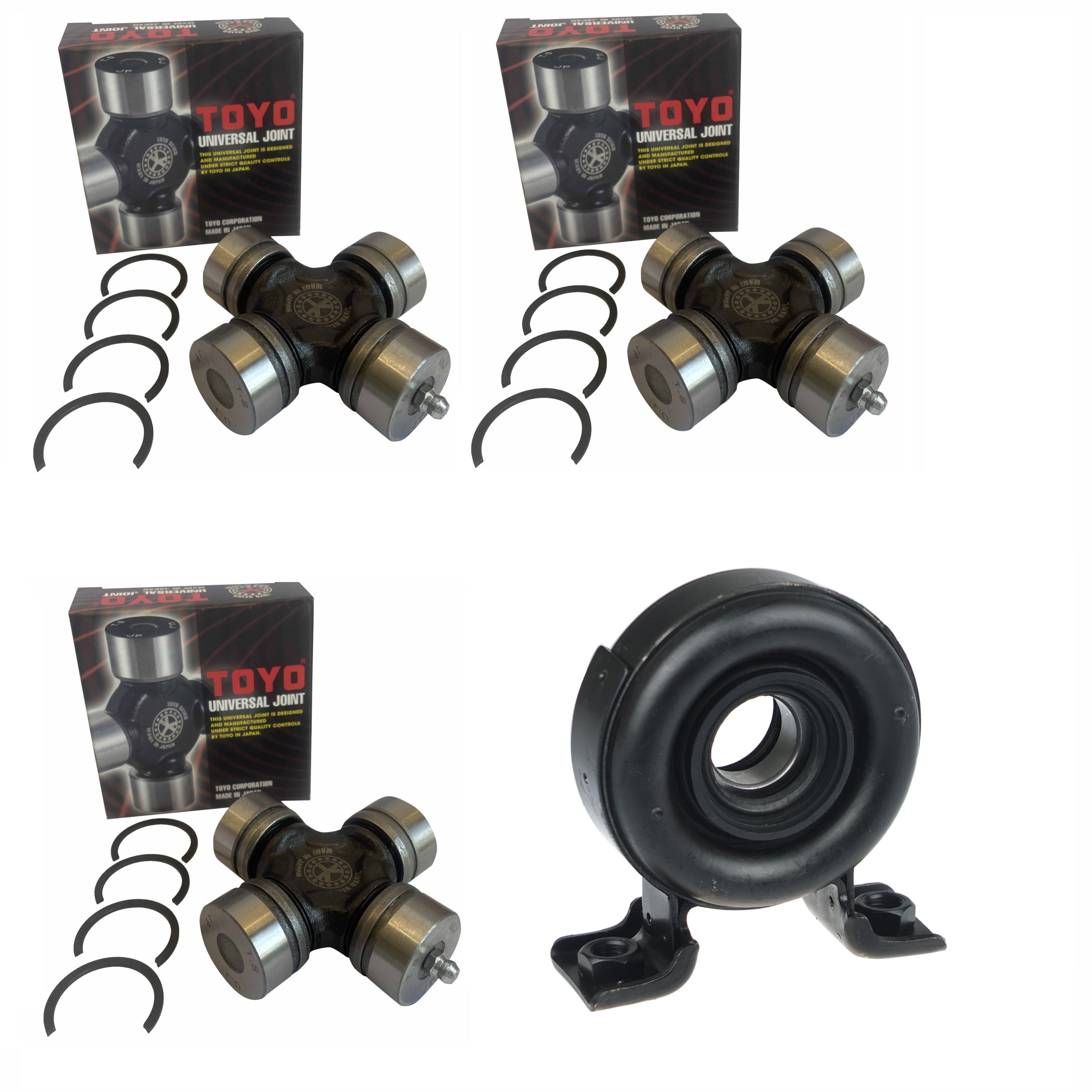 Centre Bearing + 3 Universal Joints for Holden Rodeo TF 2.5L 2.6L 4WD