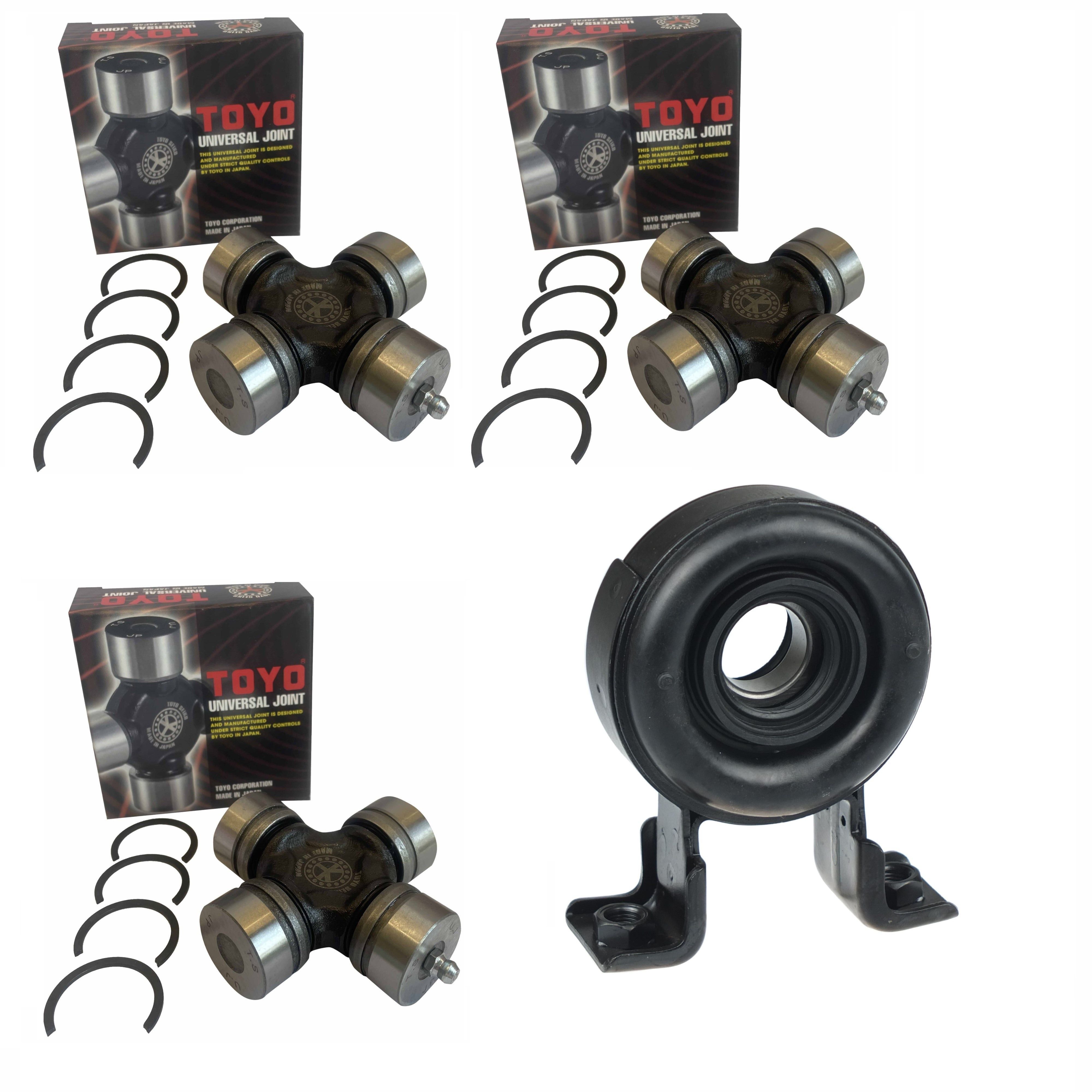 Centre Bearing + 3 Universal Joints for Holden Rodeo TF RA RWD