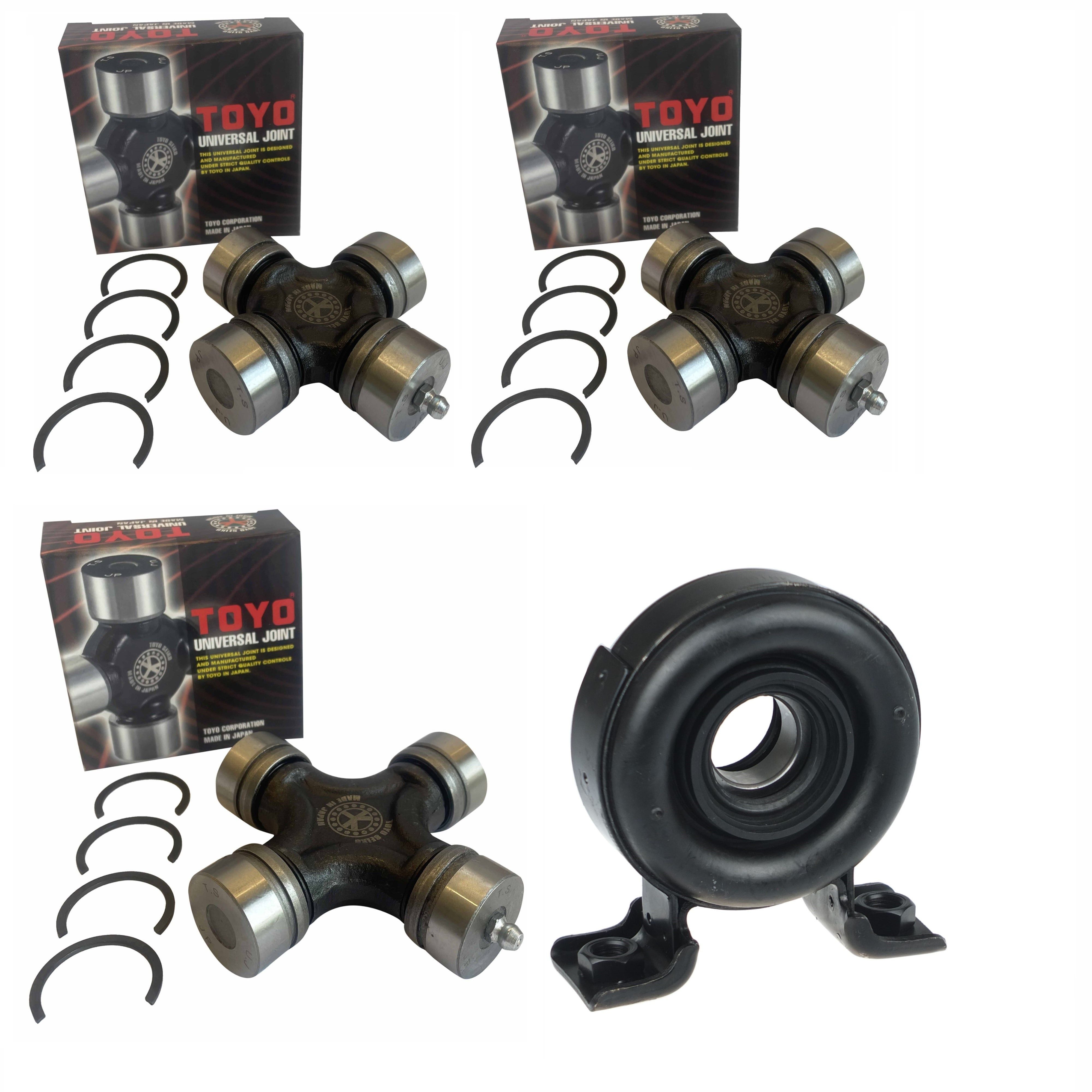 Centre Bearing + 3 Universal Joints for Holden Rodeo TF 2.8L 3.0L 3.2L 4WD