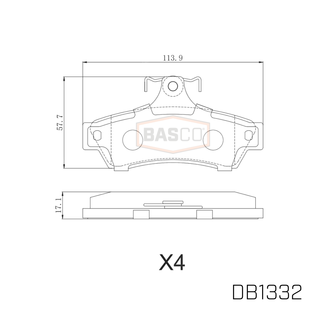 Rear Brake Pads for Holden Commodore VT VX VY VZ Caprice WH WK WL Monaro V2