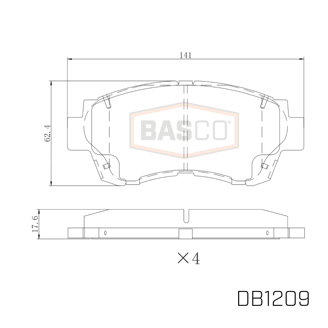 Front Brake Pads for Lexus ES300 Toyota Camry VCV10 Vienta MCV20 Holden Apollo