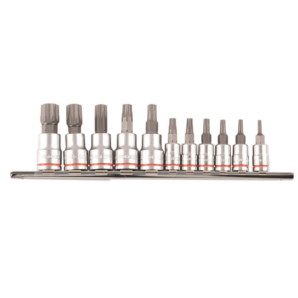 Tamperproof TORX Socket Set Short Series 11 Piece 1/4 & 3/8 Drive - 13646