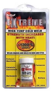 Extreme High Temperature Exhaust Muffler Manifold Cat Converter Cold Weld Repair