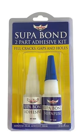 DYNAGRIP SUPA BOND 2 PART ADHESIVE KIT 20GM