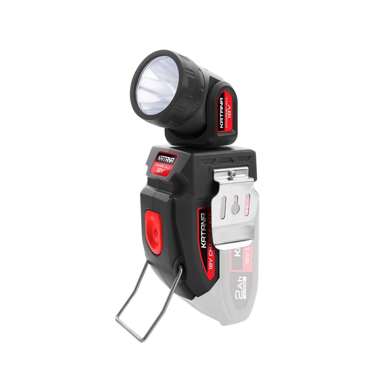 Katana by Kincrome 18V Swivel Head Torch 3W LED with 2 Brightness settings