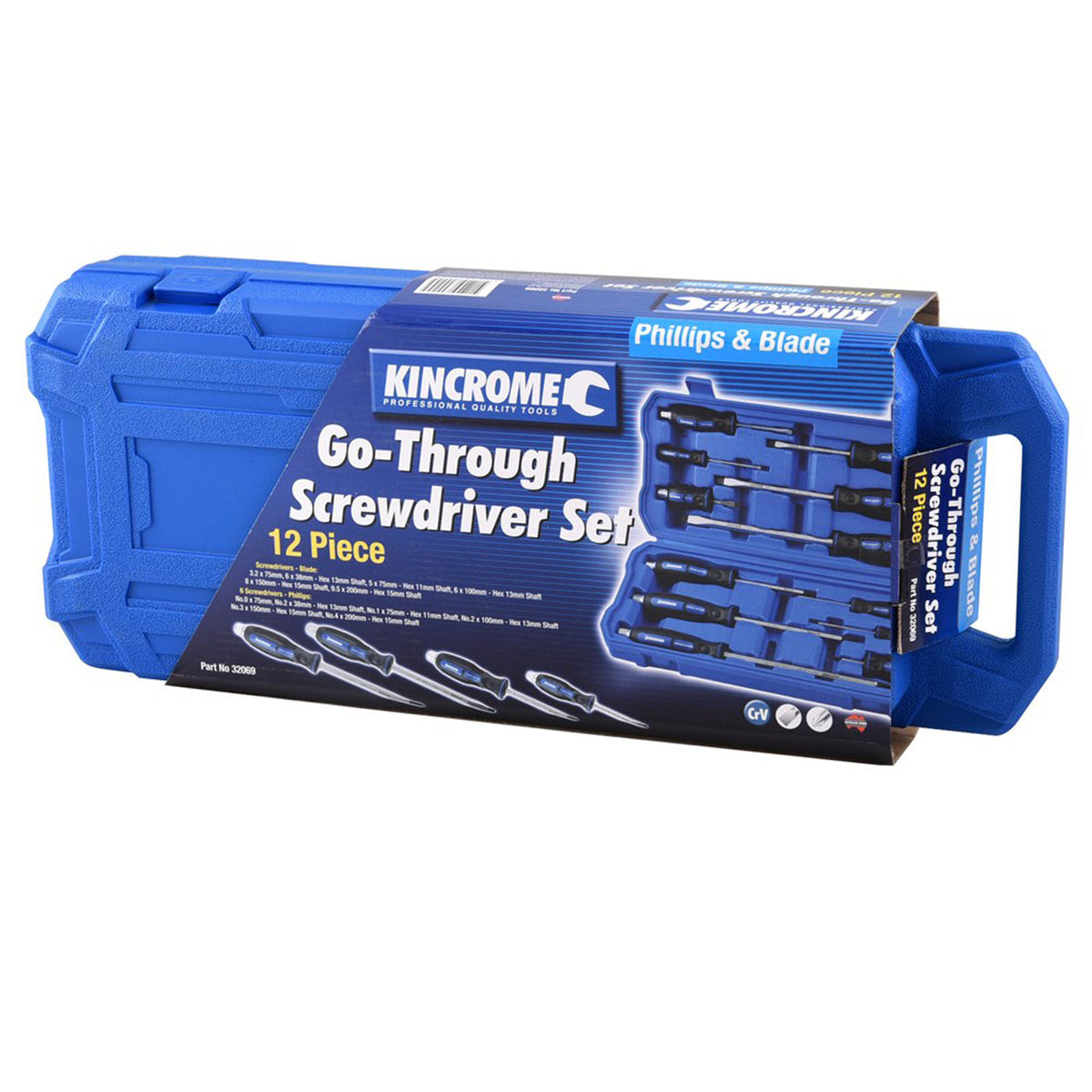Go Through' Screwdriver Set 12 Piece - 32069