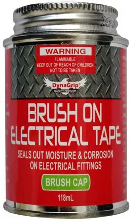 Dynagrip Dynagrip Brush On Electrical Tape - Red