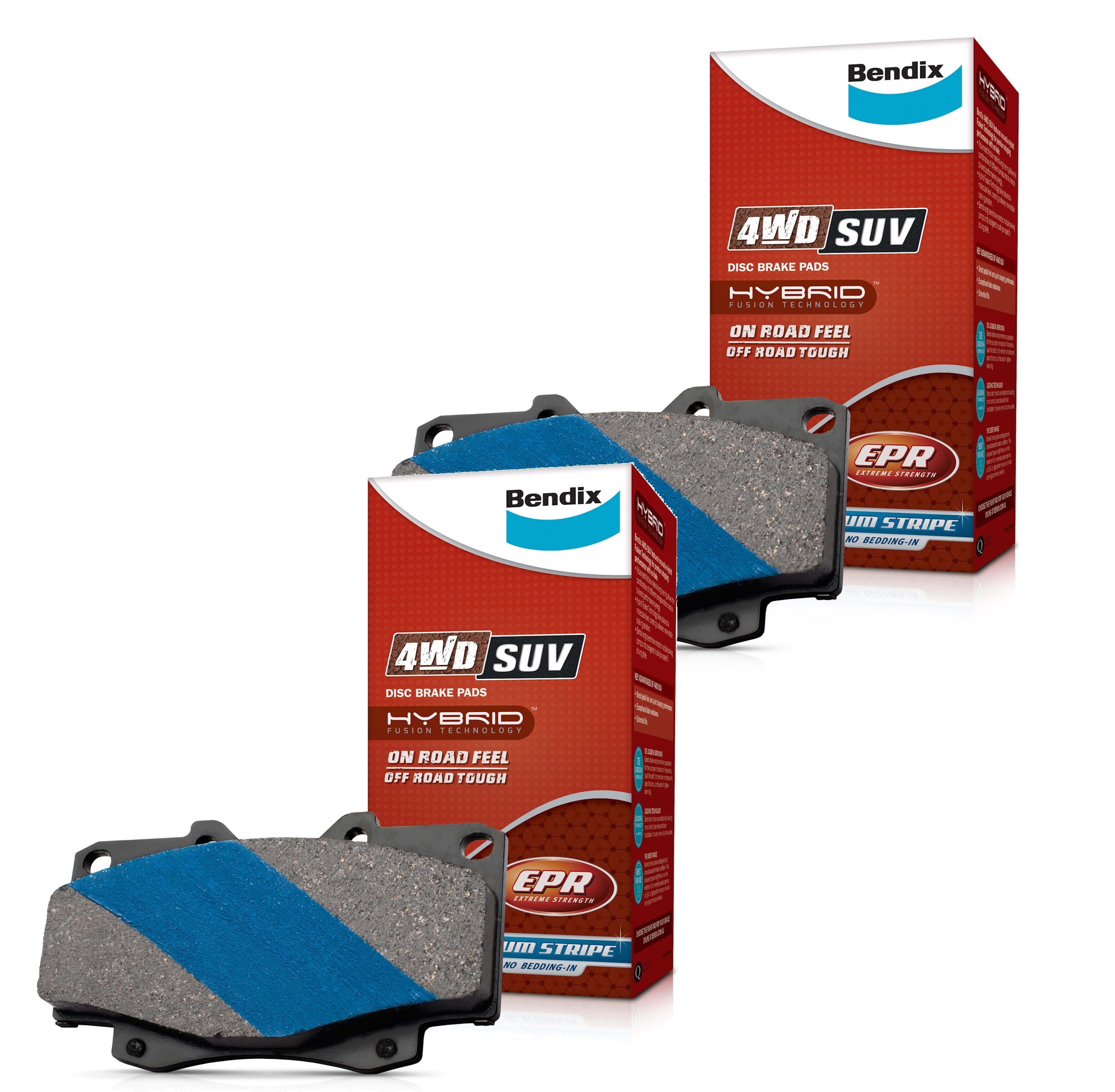 Front & Rear Bendix 4WD Brake Pads for Toyota LandCruiser VDJ200 URJ202 UZJ200