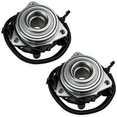 Pair Front Wheel Bearing Hub For Jeep Wrangler JK JL Gladiator JT 1120mm ABS Cord