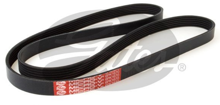 Gates Belt 6PK1670 for Triton MQ MR, Pajero Sport QE QF QG Lexus NX200t NX300