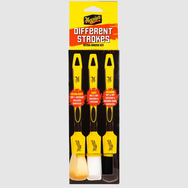Meguiars Different Strokes Detail Brush Set - 1 Unit - AG1055
