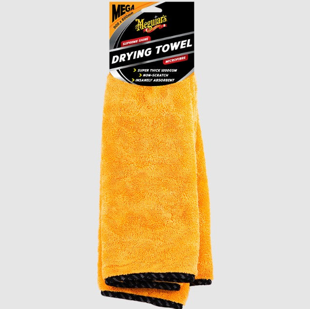 Meguiars Mega Supreme Shine Drying Towel - 900mm x 600mm - AX1500