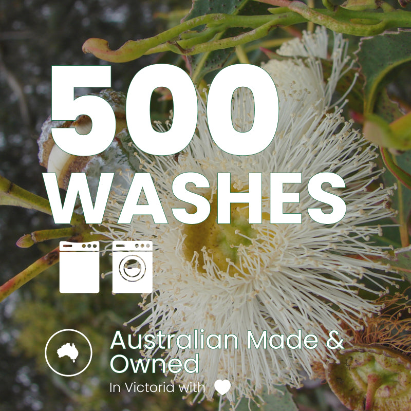 Euca Laundry Powder 10KG Pure Eucalyptus Powered for Front & Top Loader - Australian Made - Value Size 500 Washes