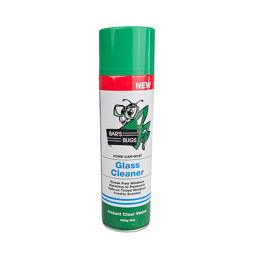 Glass Cleaner Aerosol 400g Bars Bugs Super Concentrated window  Home Car Boat