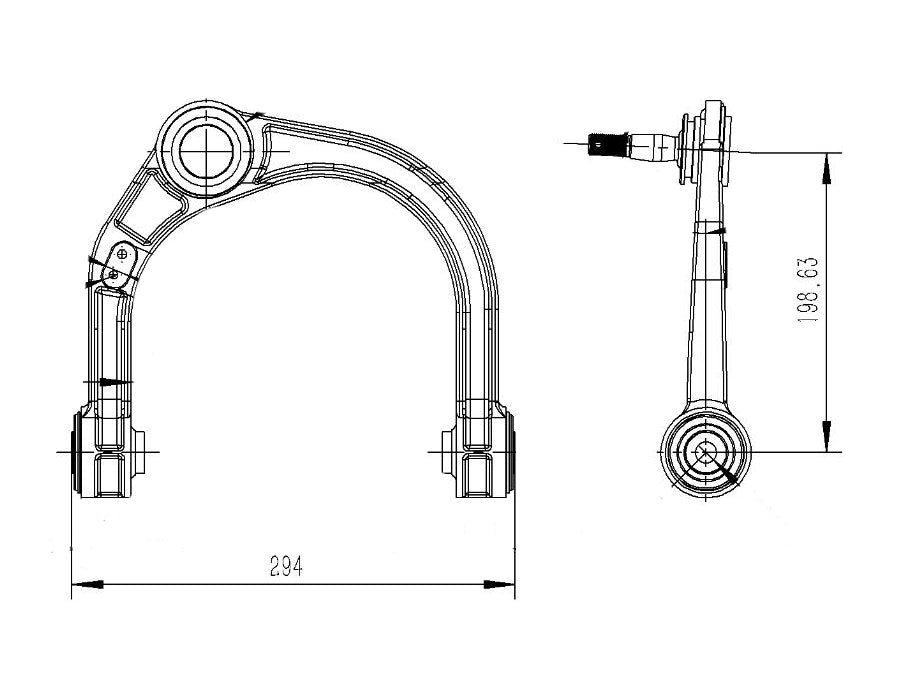 Upper Right Control Arm For Great Wall GWM UTE Cannon 2.0L 2020-Onwards