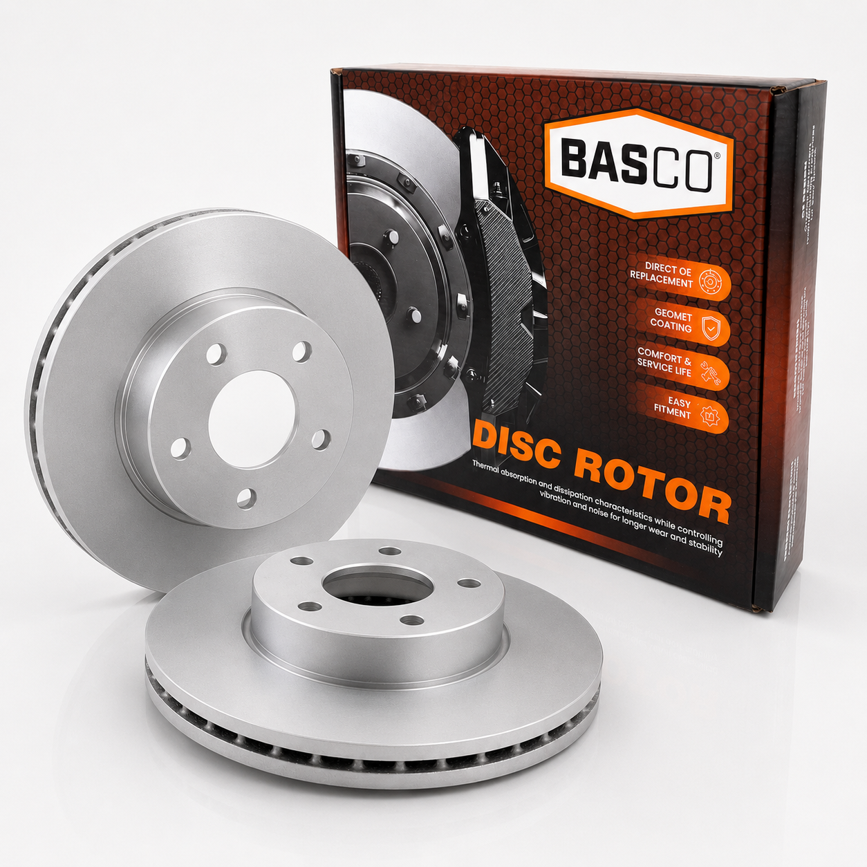 Pair Front Disc Brake Rotor For Mazda 3 Mazda3 BL BK 2.0L 2.2L 2003-2014 278mm