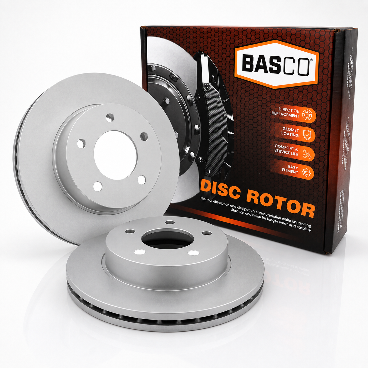 2X Rear Disc Brake Rotors For Mazda 3 Mazda3 BL BK 2.0L 2.2L 2003-2014 265mm