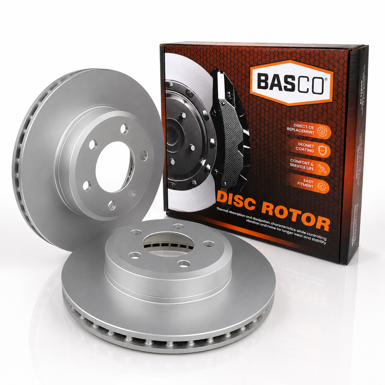 Pair Front Brake Disc Rotor For Ford Falcon Fairlane Fairmont LTD BA BF FG X RWD