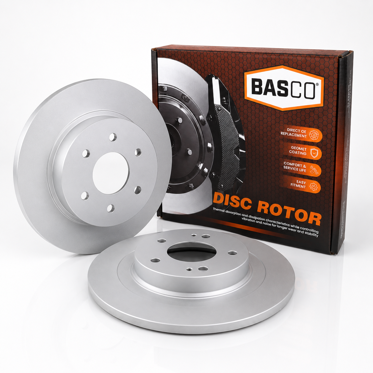 2 x Rear Disc Brake Rotor For Mitsubishi ASX Eclipse Cross Outlander Peugeot 4008