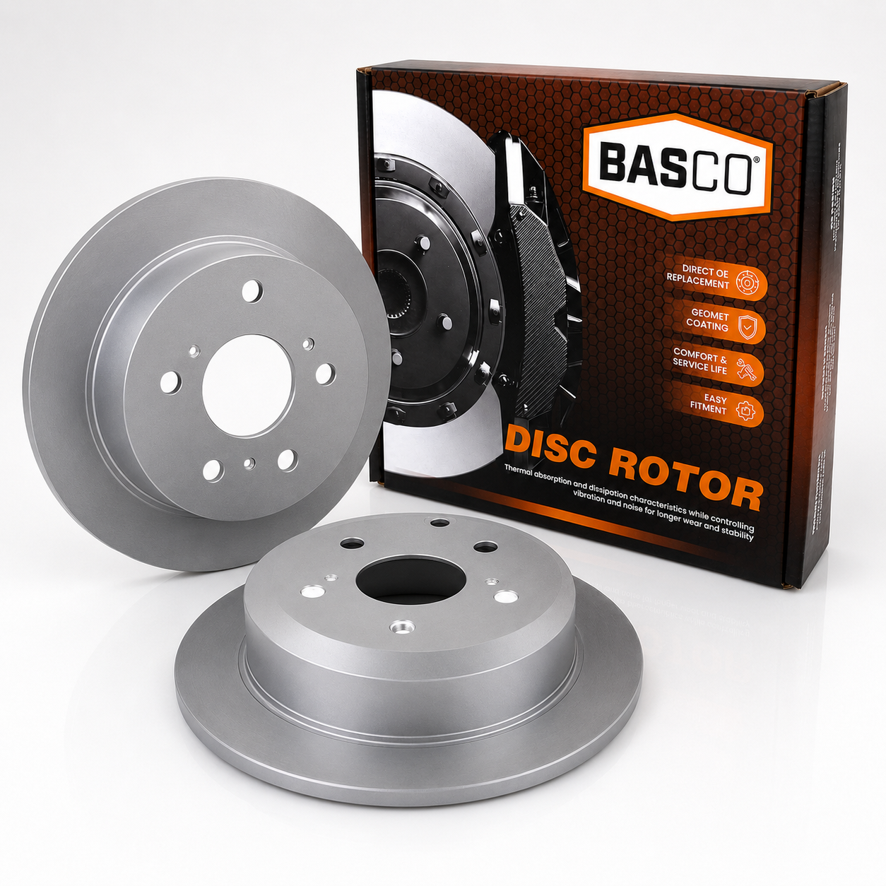 2 x Rear Disc Brake Rotors For Toyota Camry ACV36 ACV40 AVV50 ASV50 MCV36 ACV45, Aurion GSV40, Avalon MCX10, Daihatsu Altis