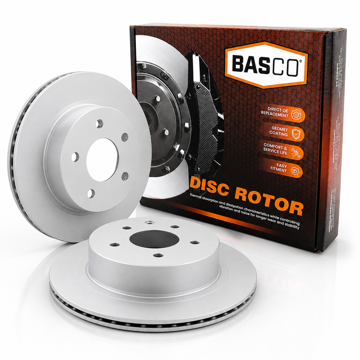 2 x Rear Disc Brake Rotor For Nissan 350Z Z33, Dualis J10, Skyline V35,  X-Trail T30 T31 T32, Renault Koleos