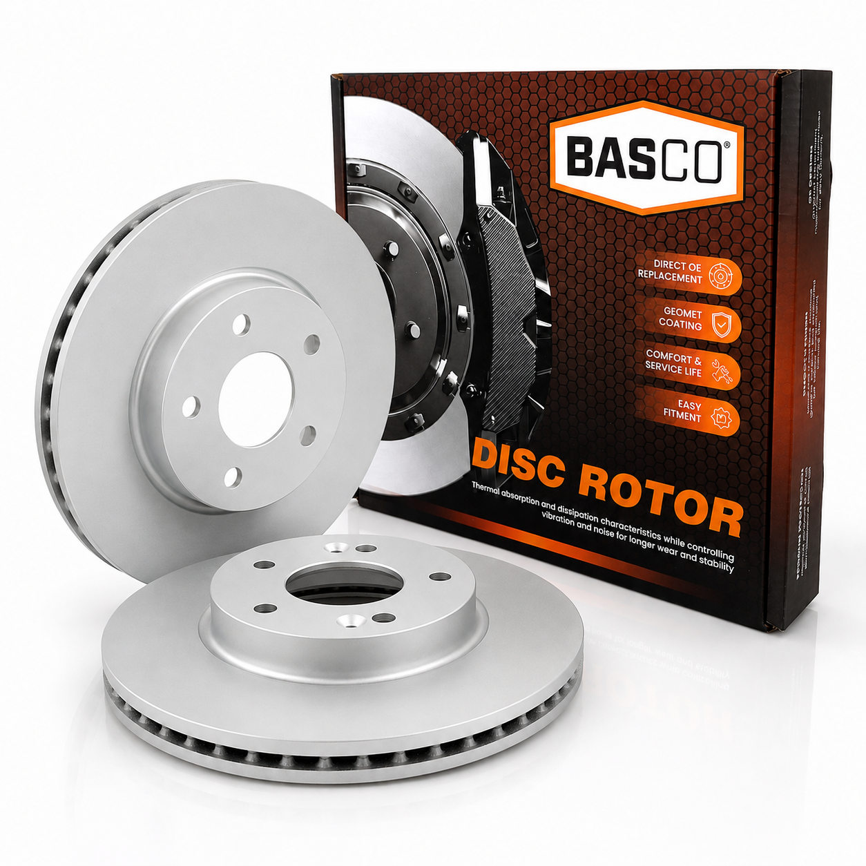 Pair Front Brake Disc Rotor For Hyundai i30 Kona Elantra Venue Veloster Kia Cerato Seltos Soul Pro Ceed