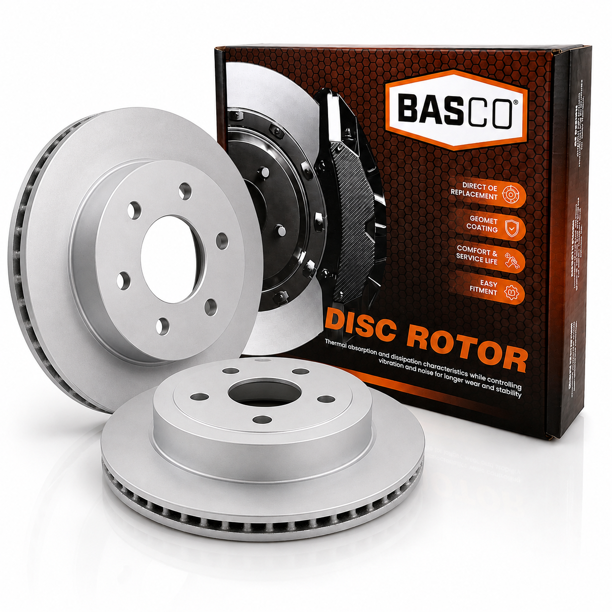 Pair Rear Brake Disc Rotor For Holden Berlina Calais Caprice Commodore VE VF