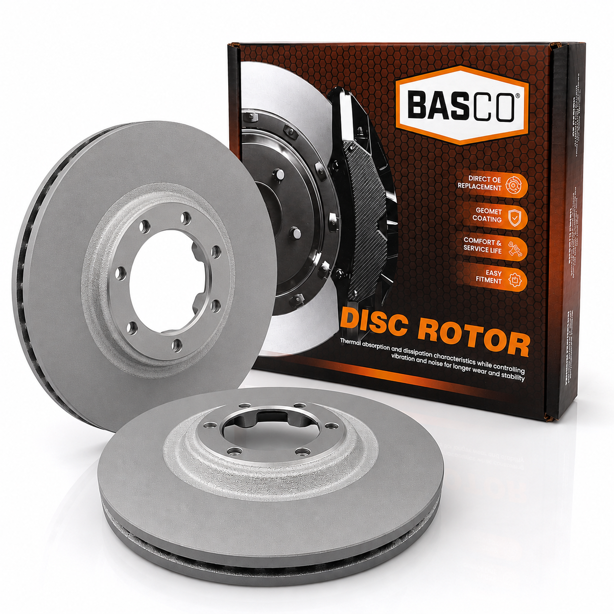 Pair Front Brake Disc Rotor For Holden Colorado RG, D-Max TFR TFS MU-X UCR UCS