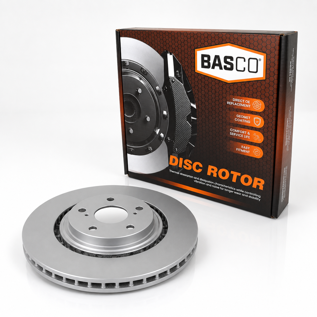 Front Brake Disc Rotor for Toyota Kluger Highlander Lexus NX300 RX350