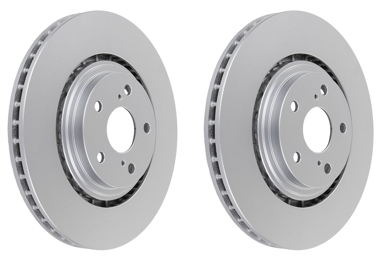 Pair Front Brake Disc Rotor for Toyota Kluger Highlander Lexus NX300 RX350