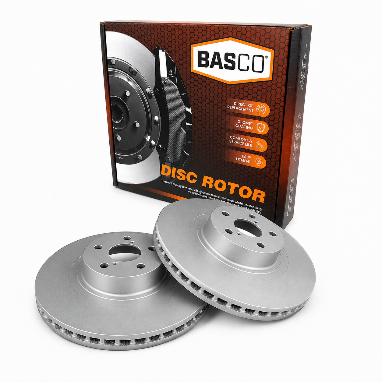 2X Front Brake Rotor for Subaru Forester SH SJ Impreza Liberty BE BL Outback BP