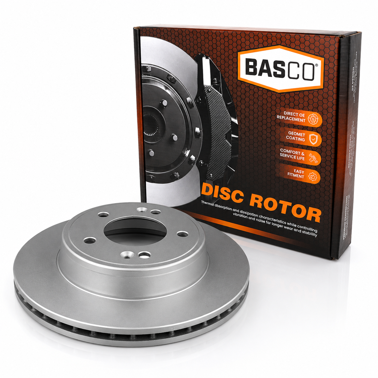 Rear Disc Brake Rotor for Hyundai Elantra MD AD, i30 PD GD FWD - 262mm OD